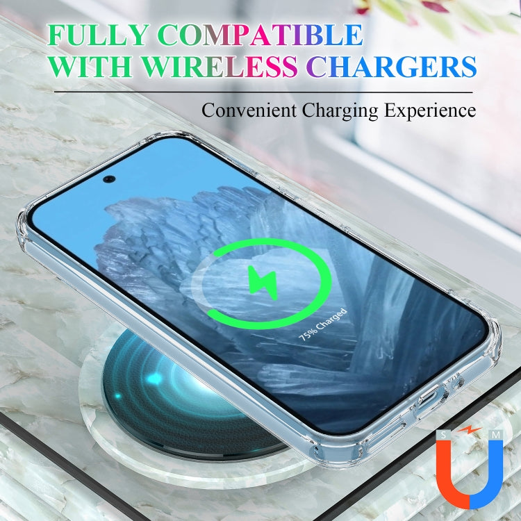 For Google Pixel 9 Pro MagSafe Clear Acrylic PC Hybrid TPU Phone Case(Transparent) - Google Cases by PMC TechLife | Online Shopping South Africa | PMC TechLife | Buy Now Pay Later Mobicred