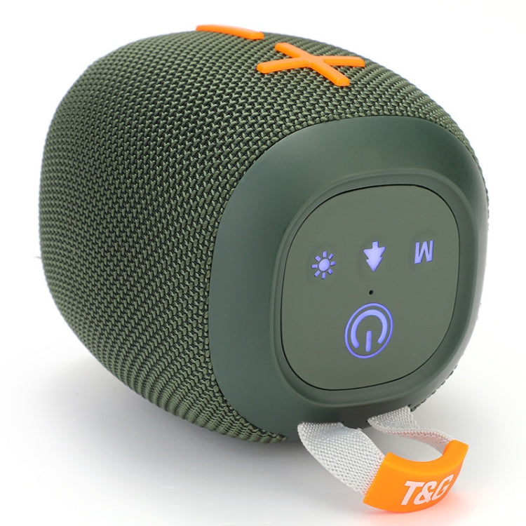 T&G TG-389 Portable Outdoor IPX5 Waterproof Wireless Bluetooth Speaker(Army Green) - Waterproof Speaker by T&G | Online Shopping South Africa | PMC Jewellery | Buy Now Pay Later Mobicred