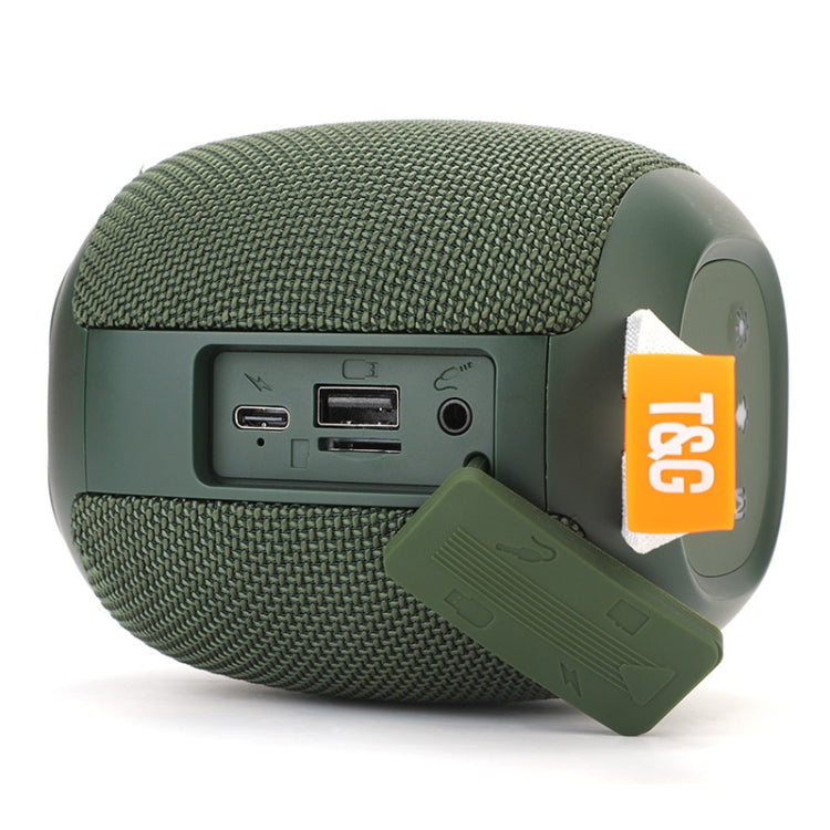 T&G TG-389 Portable Outdoor IPX5 Waterproof Wireless Bluetooth Speaker(Army Green) - Waterproof Speaker by T&G | Online Shopping South Africa | PMC Jewellery | Buy Now Pay Later Mobicred