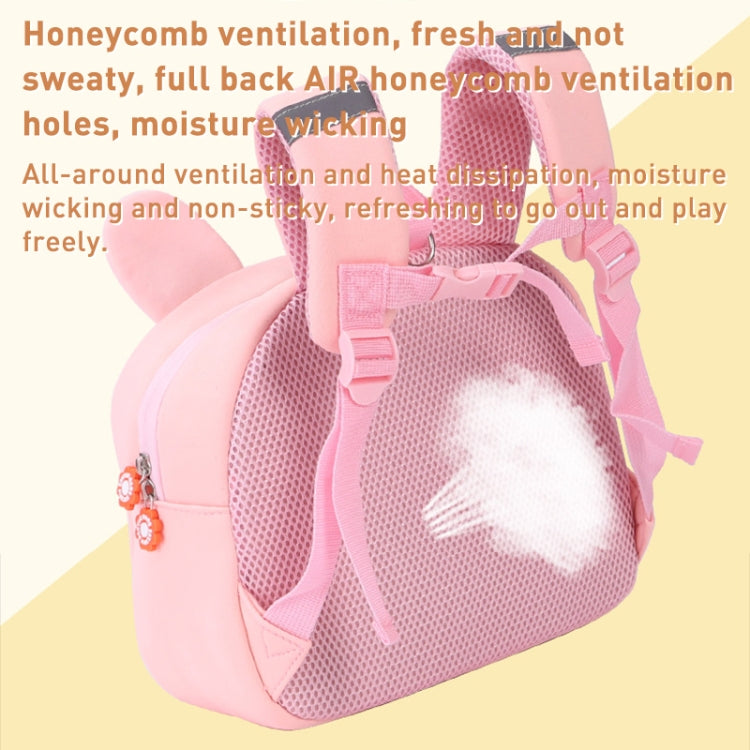 Children Cute Cartoon Anti-Lost Kindergarten School Bag(Pink Apple Medium) - Double-shoulder Bags by PMc TechLife | Online Shopping South Africa | PMc TechLife | Buy Now Pay Later Mobicred