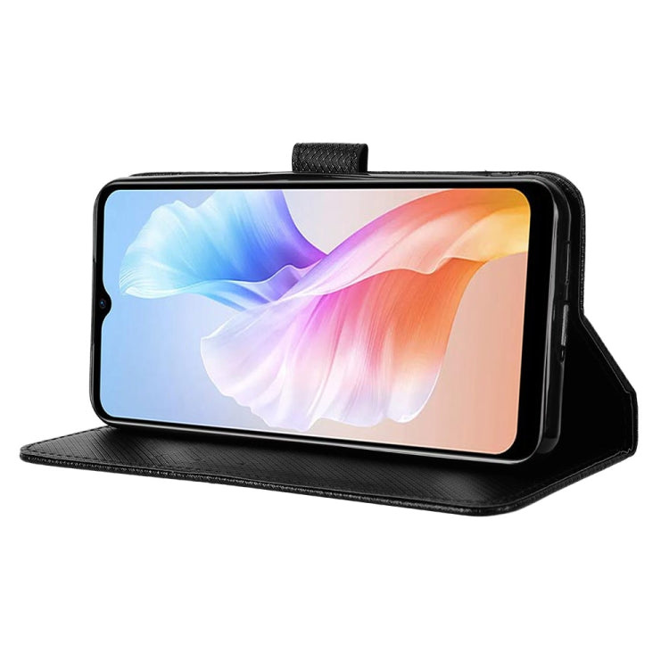 For Doogee X98 Diamond Texture Leather Phone Case(Black) - free shipping - PMC TechLife - Order now!