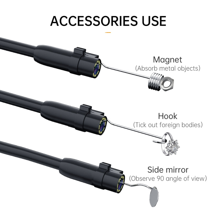 P200 8mm Front Lenses Integrated Industrial Pipeline Endoscope with 4.3 inch Screen, Spec:2m Tube -  by PMC TechLife | Online Shopping South Africa | PMC TechLife | Buy Now Pay Later Mobicred