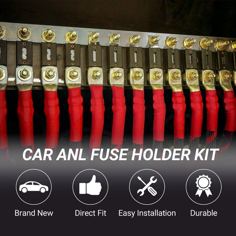 3 in 1 ANL Car Audio Modified Fuse Holder with 200A Fuse, Current:250A - Fuse by PMC Jewellery | Online Shopping South Africa | PMC Jewellery | Buy Now Pay Later Mobicred