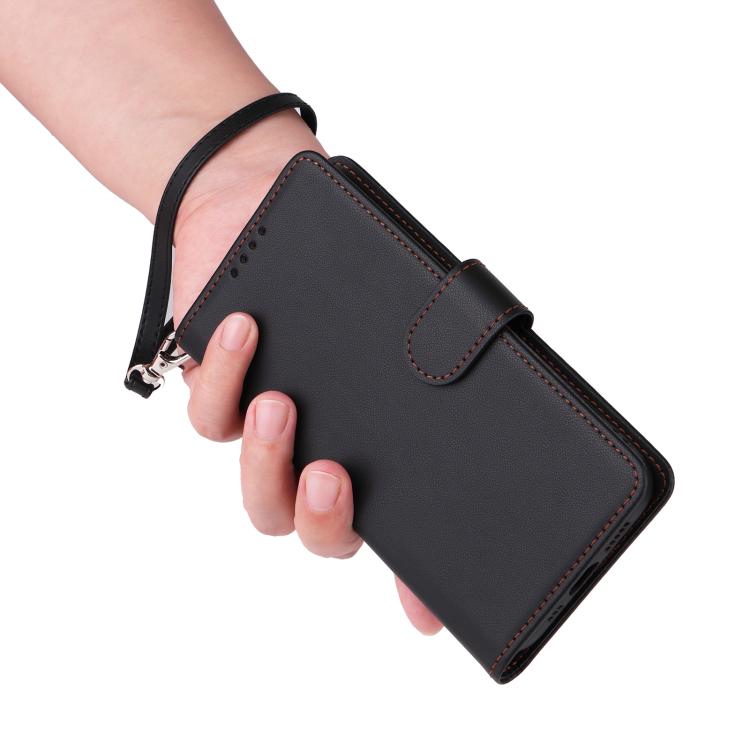 For iPhone 16e BETOPNICE BN-005 2 in 1 Detachable Imitate Genuine Leather Phone Case(Black) - free shipping - PMc TechLife - Order now!
