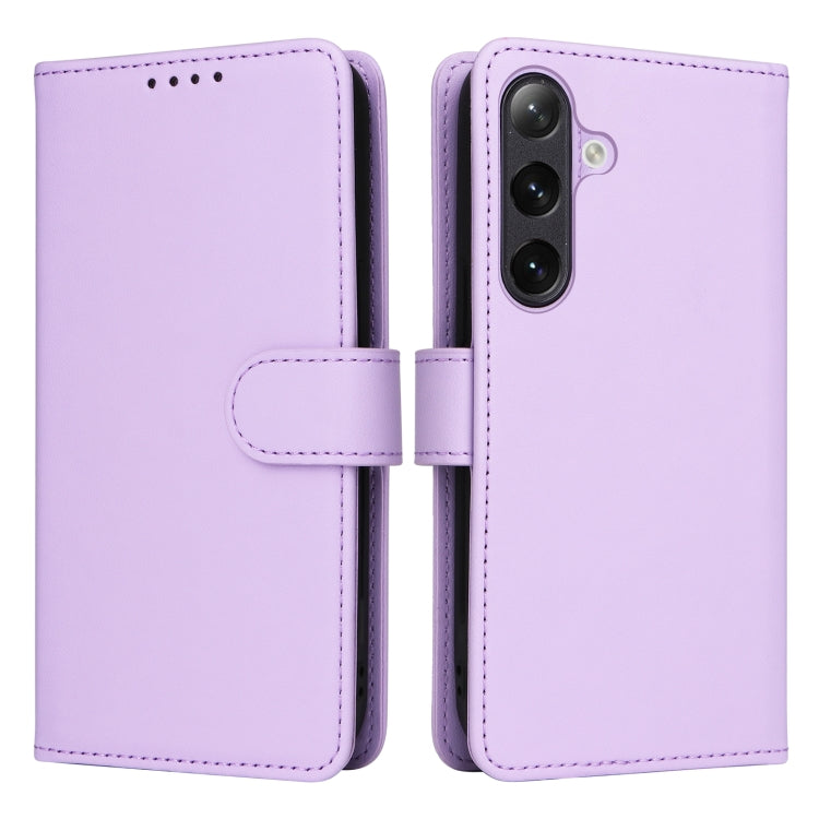 For Samsung Galaxy S24 5G BETOPNICE BN-005 2 in 1 Detachable Imitate Genuine Leather Phone Case(Light Purple) - Galaxy S24 5G Cases by BETOPNICE | Online Shopping South Africa | PMC Jewellery | Buy Now Pay Later Mobicred