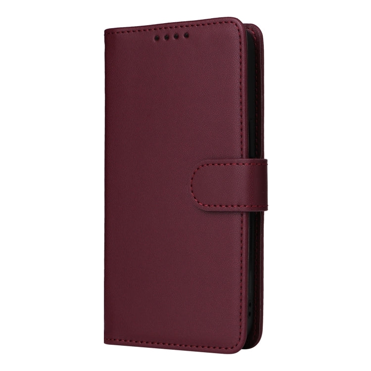 For Samsung Galaxy S24 5G BETOPNICE BN-005 2 in 1 Detachable Imitate Genuine Leather Phone Case(Wine Red) - Galaxy S24 5G Cases by BETOPNICE | Online Shopping South Africa | PMC Jewellery | Buy Now Pay Later Mobicred