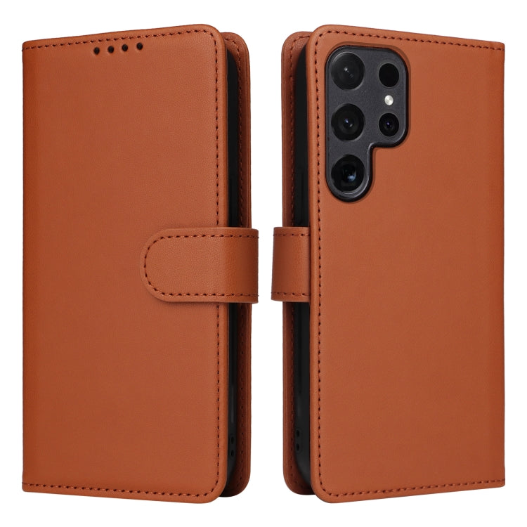 For Samsung Galaxy S24 Ultra 5G BETOPNICE BN-005 2 in 1 Detachable Imitate Genuine Leather Phone Case(Brown) - Galaxy S24 Ultra 5G Cases by BETOPNICE | Online Shopping South Africa | PMC Jewellery | Buy Now Pay Later Mobicred