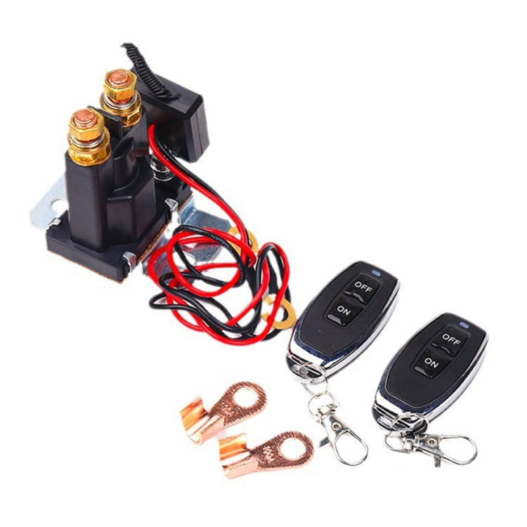 24V 500A Car Battery Remote Control Relay Rotary Switch Cut, Style:with 2 x Remote Control - Relays by PMC TechLife | Online Shopping South Africa | PMC TechLife | Buy Now Pay Later Mobicred