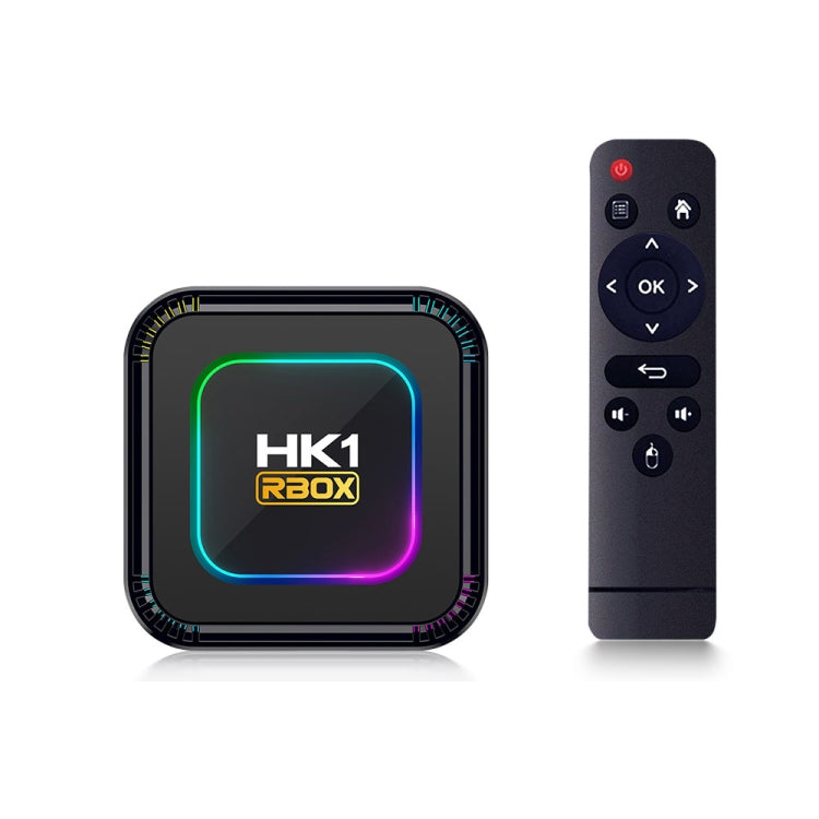 HK1 RBOX K8 8K Android 13.0 Smart TV Box with Remote Control, 4GB+128GB, RK3528 Quad-Core(UK Plug) - Others by PMC TechLife | Online Shopping South Africa | PMC TechLife | Buy Now Pay Later Mobicred