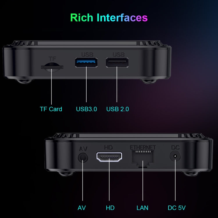 HK1 RBOX K8 8K Android 13.0 Smart TV Box with Remote Control, 4GB+32GB, RK3528 Quad-Core(UK Plug) - Others by PMC TechLife | Online Shopping South Africa | PMC TechLife | Buy Now Pay Later Mobicred