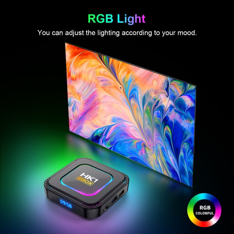 HK1 RBOX K8 8K Android 13.0 Smart TV Box with Remote Control, 4GB+128GB, RK3528 Quad-Core(US Plug) - Others by PMC TechLife | Online Shopping South Africa | PMC TechLife | Buy Now Pay Later Mobicred