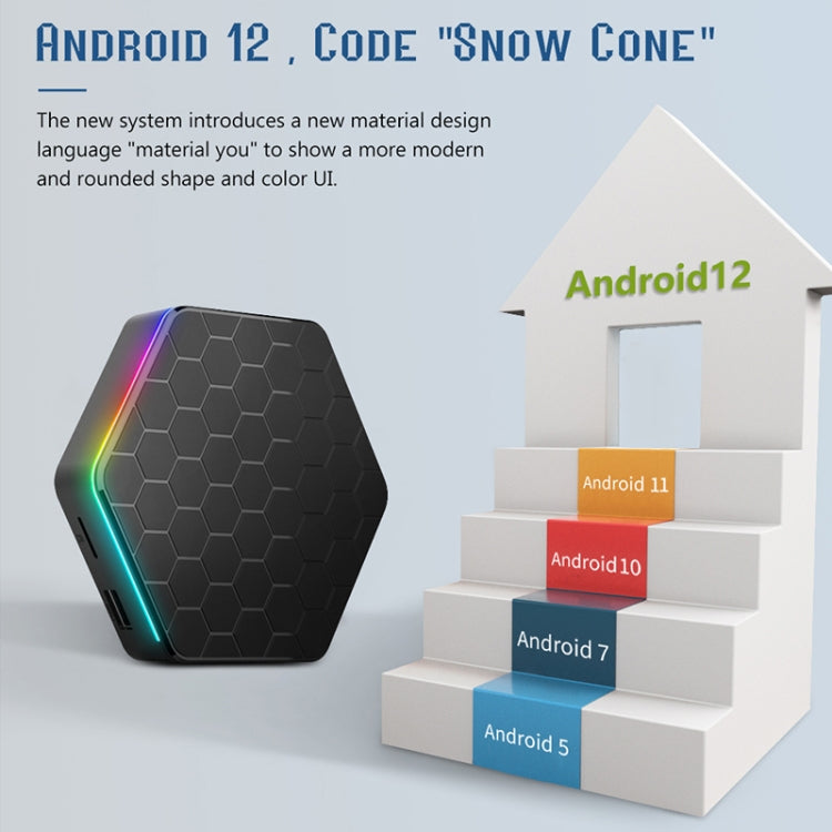 T95Z Plus 8K WiFi6 Android 12.0 Smart TV Box with Remote Control, 4GB+64GB, Allwinner H618 Quad-Core(EU Plug) - Others by PMC TechLife | Online Shopping South Africa | PMC TechLife | Buy Now Pay Later Mobicred