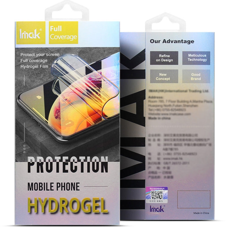 For iPhone 15 2pcs/Set imak Curved Full Screen Hydrogel Film Protector - iPhone 15 Tempered Glass by imak | Online Shopping South Africa | PMC Jewellery | Buy Now Pay Later Mobicred