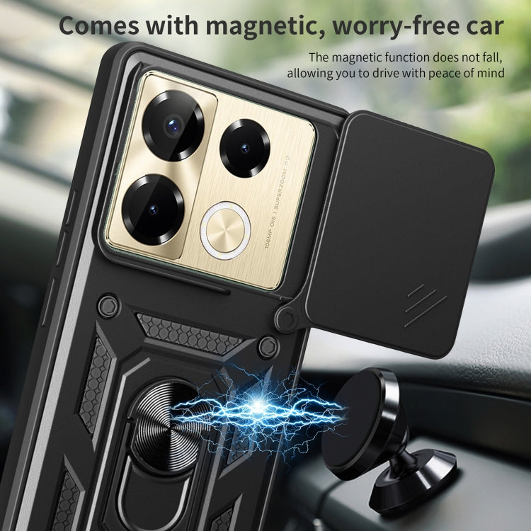 For Infinix Note 40 Pro/40 Pro+ 5G Sliding Camera Cover Design TPU+PC Phone Case(Rose Gold) - Infinix Cases by PMC TechLife | Online Shopping South Africa | PMC TechLife | Buy Now Pay Later Mobicred