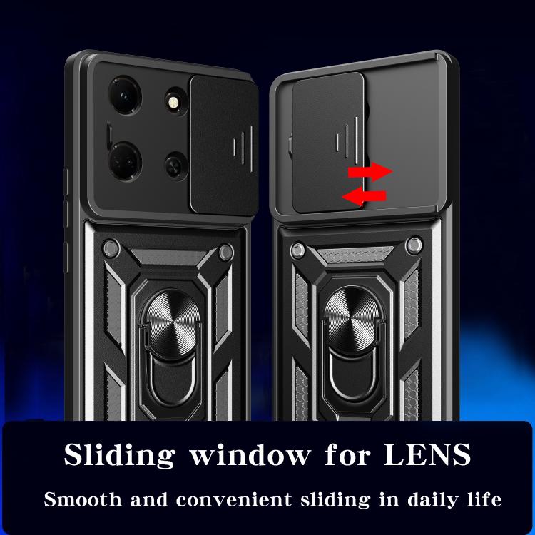 For Infinix Note 30 5G Sliding Camera Cover Design TPU+PC Phone Case(Blue) - free shipping - PMC TechLife - Order now!