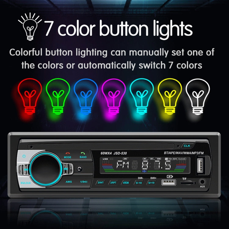 JSD-530 Bluetooth 5.0 Car MP3 Player Support FM / Smart Voice Assistant / Mobile APP - Car MP3 & MP4 & MP5 by PMC TechLife | Online Shopping South Africa | PMC TechLife | Buy Now Pay Later Mobicred