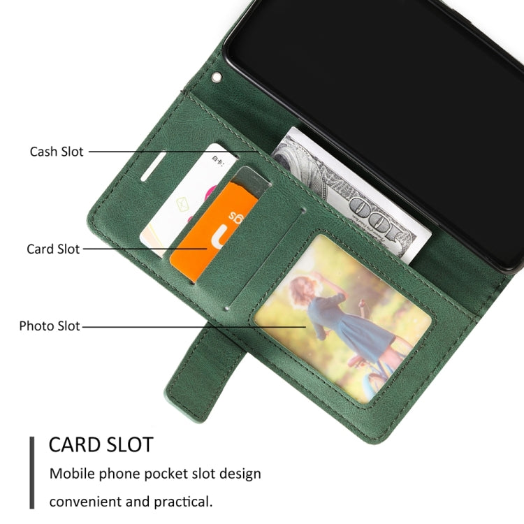 For iPhone 16 Skin Feel Splicing Leather Phone Case(Green) - iPhone 16 Cases by PMC TechLife | Online Shopping South Africa | PMC TechLife | Buy Now Pay Later Mobicred