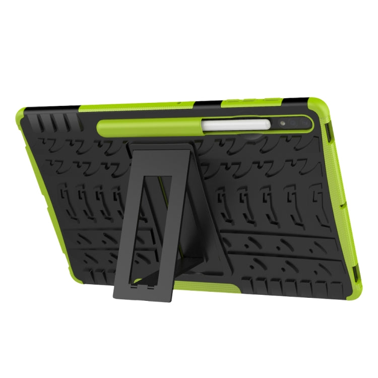 For Samsung Galaxy Tab S9+ Tire Texture TPU + PC Tablet Case(Green) - free shipping - PMC Jewellery - Order now!
