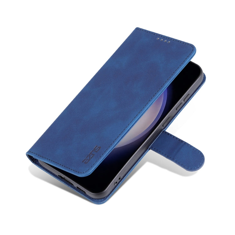 For Samsung Galaxy S24+ 5G AZNS Skin Feel Calf Texture Flip Leather Phone Case(Blue) - Galaxy S24+ 5G Cases by AZNS | Online Shopping South Africa | PMC Jewellery | Buy Now Pay Later Mobicred