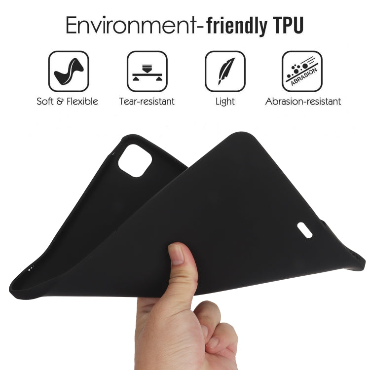 For iPad Air 11 2024 / 2025 Oil Spray Skin-friendly TPU Tablet Case(Black) - iPad Air 11 2025 / 2024 Cases by PMC TechLife | Online Shopping South Africa | PMC TechLife | Buy Now Pay Later Mobicred