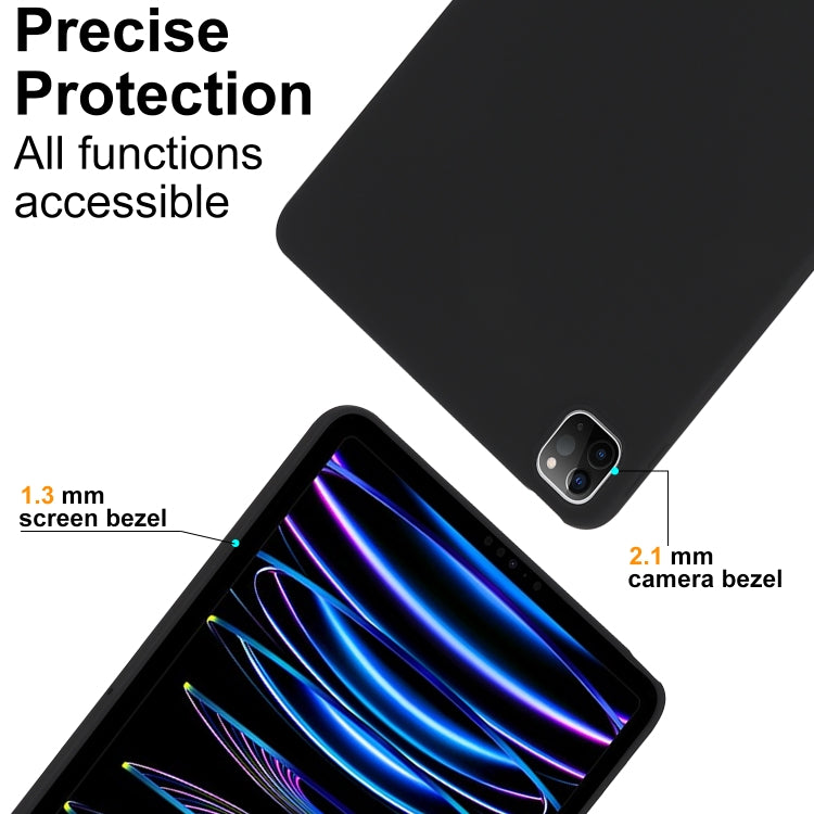 For iPad Air 13 2024 / Air 13 2025 Oil Spray Skin-friendly TPU Tablet Case(Black) - iPad Air 13 2025 / 2024 Cases by PMC Jewellery | Online Shopping South Africa | PMC Jewellery | Buy Now Pay Later Mobicred