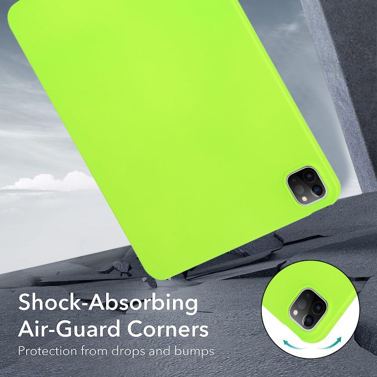 For iPad Air 13 2024 / Air 13 2025 Oil Spray Skin-friendly TPU Tablet Case(Fluorescent Green) - iPad Air 13 2025 / 2024 Cases by PMC Jewellery | Online Shopping South Africa | PMC Jewellery | Buy Now Pay Later Mobicred