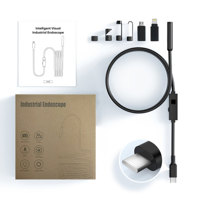 YP105 8mm Lenses 2MP HD Industry Endoscope Support Mobile Phone Direct Connection, Length:3m -  by PMC TechLife | Online Shopping South Africa | PMC TechLife | Buy Now Pay Later Mobicred