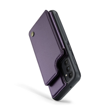 For Samsung Galaxy A13 5G CaseMe C22 Card Slots Holder RFID Anti-theft Phone Case(Purple) - Galaxy Phone Cases by CaseMe | Online Shopping South Africa | PMC Jewellery | Buy Now Pay Later Mobicred