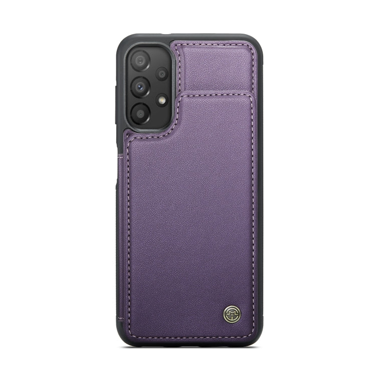 For Samsung Galaxy A33 5G CaseMe C22 Card Slots Holder RFID Anti-theft Phone Case(Purple) - Galaxy Phone Cases by CaseMe | Online Shopping South Africa | PMC Jewellery | Buy Now Pay Later Mobicred