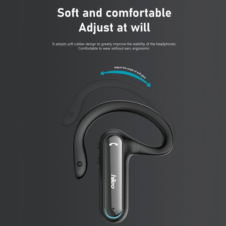 Hileo Hi90 TWS Wireless Bluetooth IPX4 Waterproof Earphone(Black) - Sport Earphone by Hileo | Online Shopping South Africa | PMC Jewellery | Buy Now Pay Later Mobicred