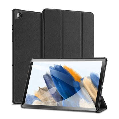 For Samsung Galaxy Tab A9+ DUX DUCIS Domo Series Magnetic Flip Leather Tablet Case(Black) - Galaxy Tab A9+ by DUX DUCIS | Online Shopping South Africa | PMC Jewellery | Buy Now Pay Later Mobicred