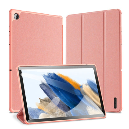 For Samsung Galaxy Tab A9+ DUX DUCIS Domo Series Magnetic Flip Leather Tablet Case(Pink) - Galaxy Tab A9+ by DUX DUCIS | Online Shopping South Africa | PMC Jewellery | Buy Now Pay Later Mobicred