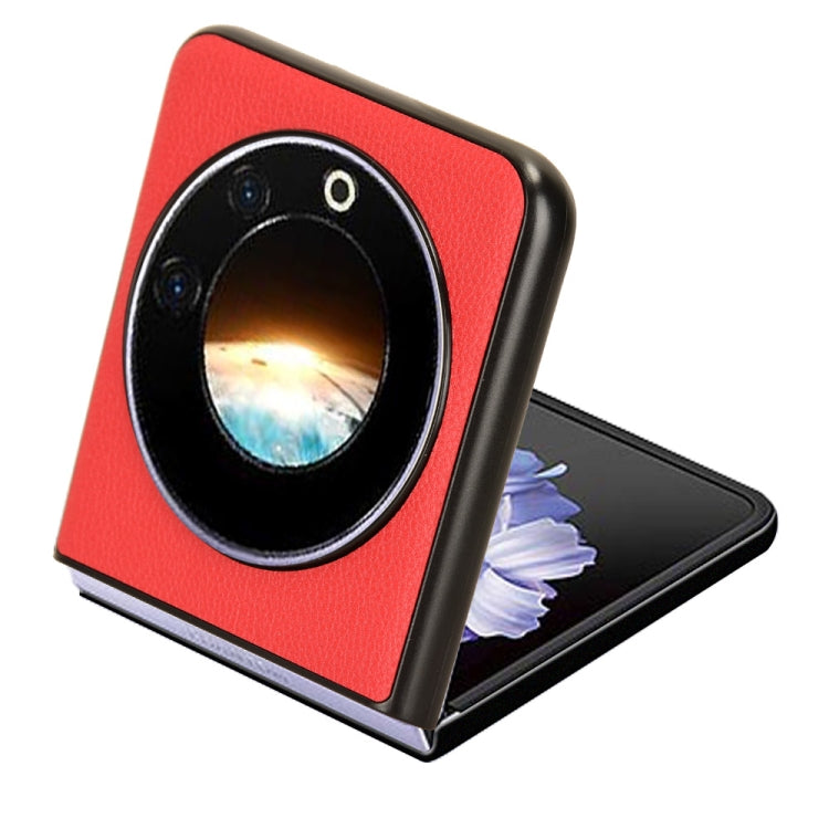 For Tecno Phantom V Flip Litchi Texture Card Slots Back Cover Phone Case(Red) - Tecno Cases by PMC TechLife | Online Shopping South Africa | PMC TechLife