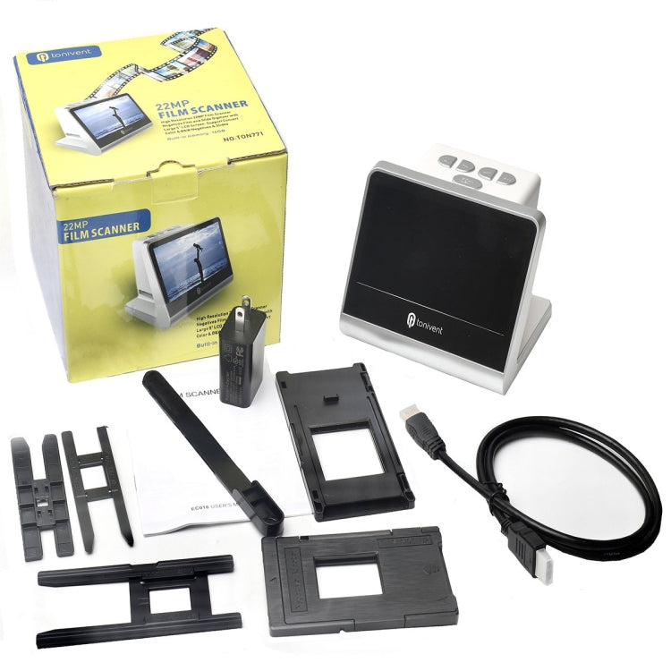 Tonivent TON170 14 Mega Pixels 5 inch HD Screen Film Scanner(UK Plug) - Portable Scanner by PMC TechLife | Online Shopping South Africa | PMC TechLife | Buy Now Pay Later Mobicred