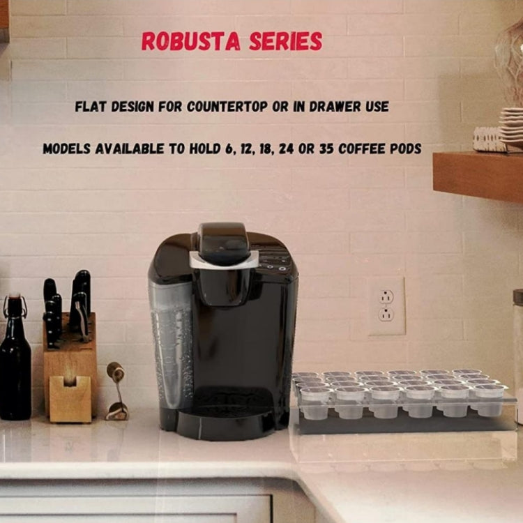 YX038 Acrylic 24 Holes Coffee Capsule Storage Display Stand - free shipping - PMC TechLife - Order now!
