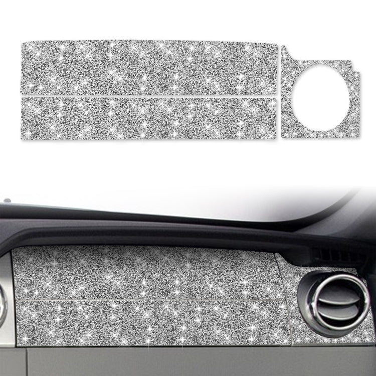 For Ford Mustang 2005-2009 Upper Part of Right Dashboard Diamond Decorative Sticker, Left Drive - Car Interior Mouldings by PMC TechLife | Online Shopping South Africa | PMC TechLife | Buy Now Pay Later Mobicred