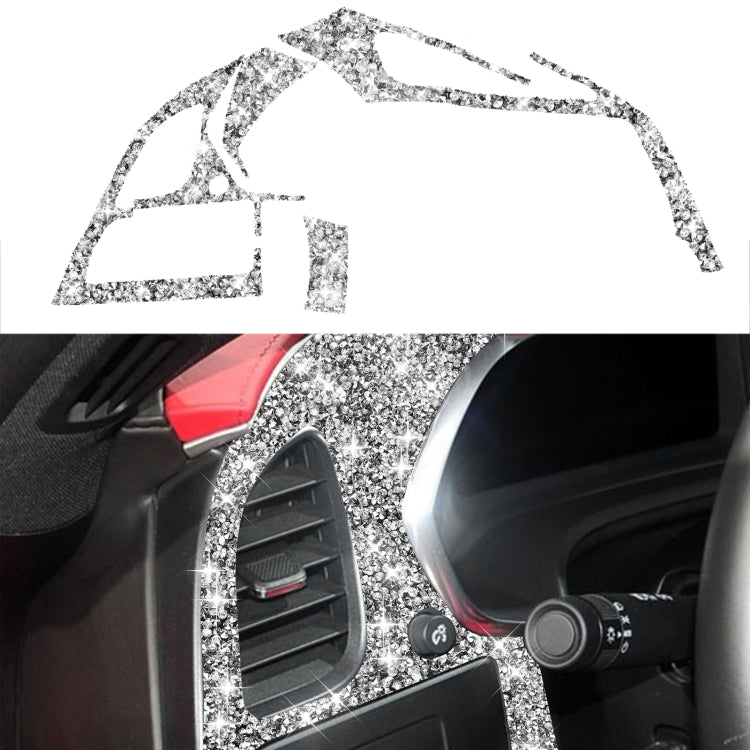 For Chevrolet Corvette C7 2014-2019 Car Left Air Outlet Panel Diamond Decorative Sticker, Left Drive - Car Interior Mouldings by PMC TechLife | Online Shopping South Africa | PMC TechLife | Buy Now Pay Later Mobicred