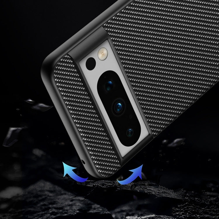 For Google Pixel 9 Ultra-thin Carbon Fiber Texture Printing Phone Case(Black) - Google Cases by PMC TechLife | Online Shopping South Africa | PMC TechLife | Buy Now Pay Later Mobicred