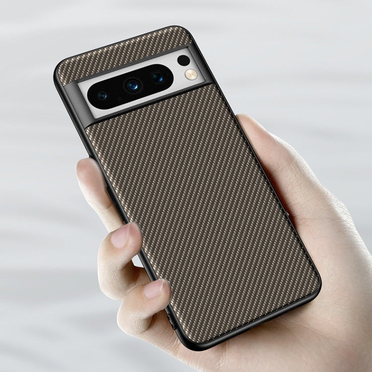 For Google Pixel 9 Ultra-thin Carbon Fiber Texture Printing Phone Case(Black Red) - Google Cases by PMC TechLife | Online Shopping South Africa | PMC TechLife | Buy Now Pay Later Mobicred