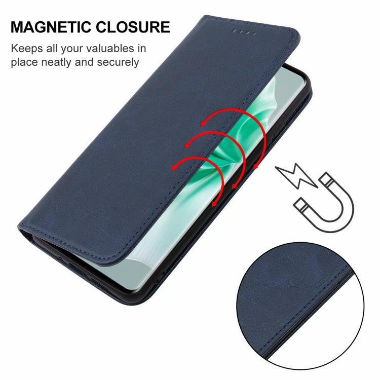 For vivo S18 Magnetic Closure Leather Phone Case(Blue) - S18 Cases by PMC TechLife | Online Shopping South Africa | PMC TechLife | Buy Now Pay Later Mobicred