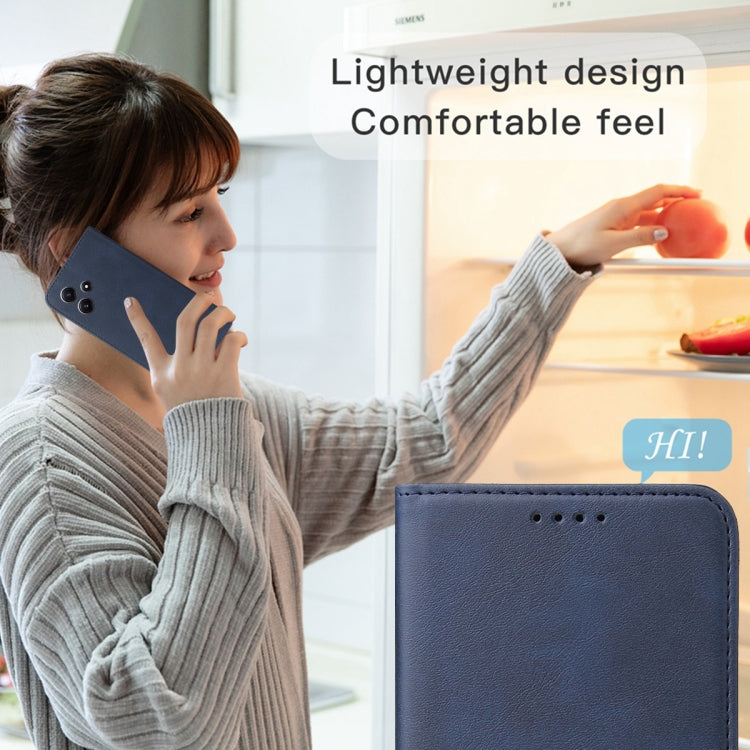 For vivo S18 Magnetic Closure Leather Phone Case(Blue) - S18 Cases by PMC TechLife | Online Shopping South Africa | PMC TechLife | Buy Now Pay Later Mobicred