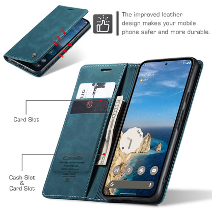 For Google Pixel 9 / 9 Pro CaseMe 013 Multifunctional Horizontal Flip Leather Phone Case(Blue) - Google Cases by CaseMe | Online Shopping South Africa | PMC Jewellery | Buy Now Pay Later Mobicred