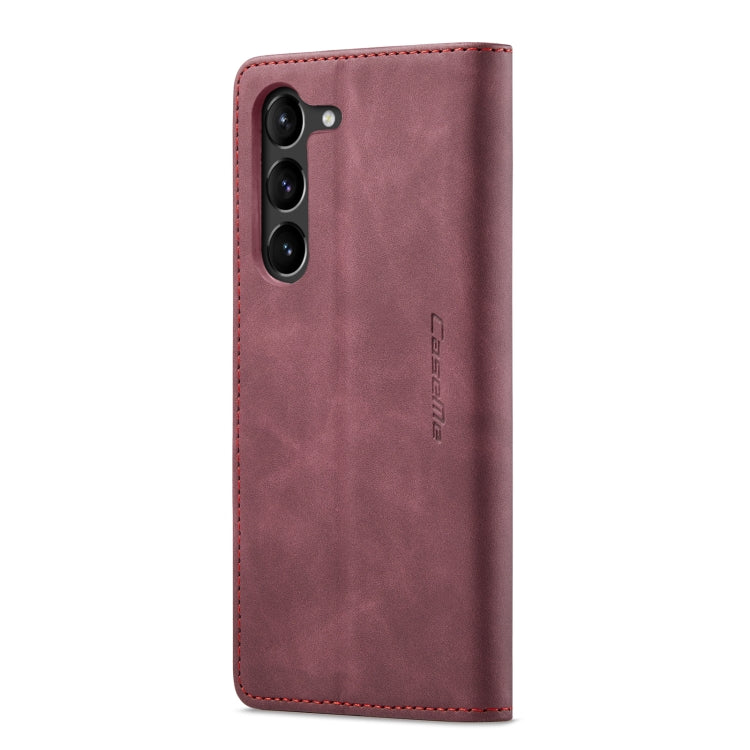 For Samsung Galaxy S24+ 5G CaseMe 013 Multifunctional Horizontal Flip Leather Phone Case(Wine Red) - Galaxy S24+ 5G Cases by CaseMe | Online Shopping South Africa | PMC Jewellery | Buy Now Pay Later Mobicred