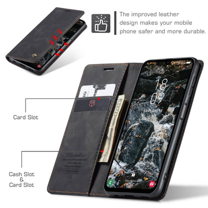 For Samsung Galaxy A25 5G CaseMe 013 Multifunctional Horizontal Flip Leather Phone Case(Black) - Galaxy Phone Cases by CaseMe | Online Shopping South Africa | PMC Jewellery | Buy Now Pay Later Mobicred