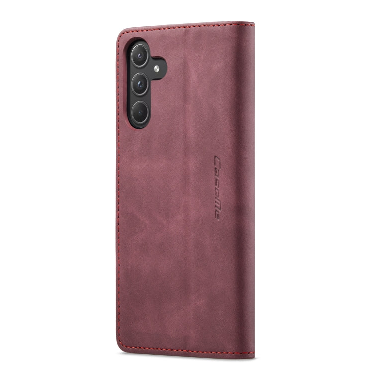 For Samsung Galaxy A55 5G CaseMe 013 Multifunctional Horizontal Flip Leather Phone Case(Wine Red) - Galaxy Phone Cases by CaseMe | Online Shopping South Africa | PMC Jewellery | Buy Now Pay Later Mobicred