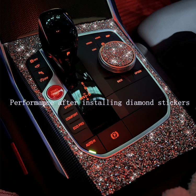 For Ford Mustang 2009-2013 Car Left and Right Air Outlet Diamond Decoration Sticker, Left Hand Drive - Car Interior Mouldings by PMC Jewellery | Online Shopping South Africa | PMC Jewellery | Buy Now Pay Later Mobicred