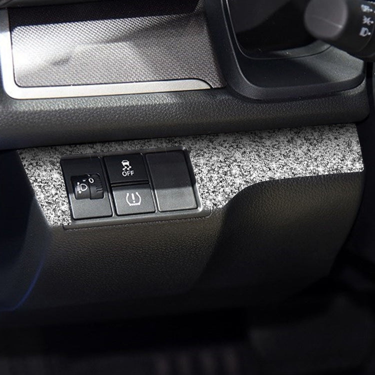 For Honda Civic 2016-2019 Car Headlight Switch Panel Diamond Decorative Sticker, Left-hand Drive - Car Interior Mouldings by PMC TechLife | Online Shopping South Africa | PMC TechLife | Buy Now Pay Later Mobicred
