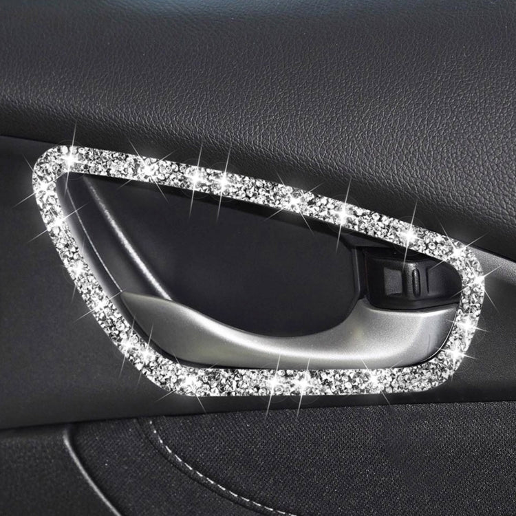 For Honda Civic 2016-2019 Car Inside Door Bowl Frame Diamond Decorative Sticker, Left and Right Drive - Car Interior Mouldings by PMC Jewellery | Online Shopping South Africa | PMC Jewellery | Buy Now Pay Later Mobicred