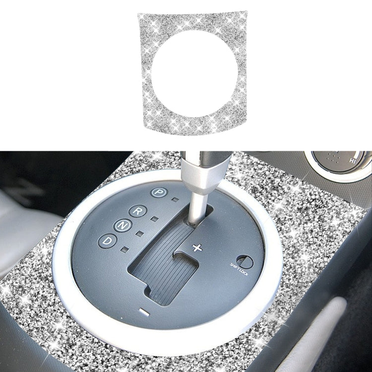 For Nissan 350Z 2003-2009 Car Gear Panel Diamond Decorative Sticker,Left and Right Drive Universal - Car Interior Mouldings by PMC TechLife | Online Shopping South Africa | PMC TechLife | Buy Now Pay Later Mobicred