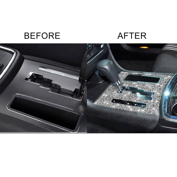 For Dodge Charger 2011-2014 Car Automatic Shift Panel Diamond Decorative Sticker, Left-hand Drive - Car Interior Mouldings by PMC TechLife | Online Shopping South Africa | PMC TechLife | Buy Now Pay Later Mobicred